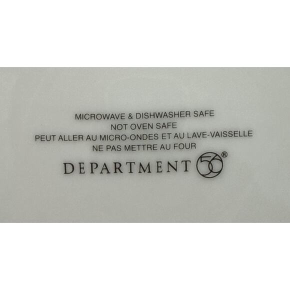 Dept 56 Patience Brewster Krinkles 8 1/4 Cat Plate Discontinued Replacement - Picture 4 of 4